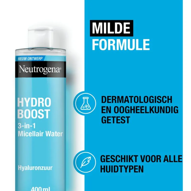 New Neutrogena Hydro Boost Micellair Water Alle Huidtypen 400 ML