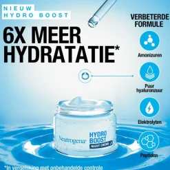 Clearance Neutrogena Hydro Boost Nachtcrème Alle Huidtypen 40 ML