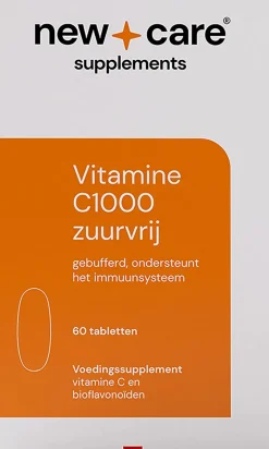 Best New Care Vitamine C1000 Zuurvrij Tabletten 60 stuks