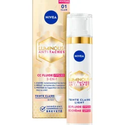 Hot NIVEA Cellular Luminous630 CC Fluid SPF30 Light 40 ML
