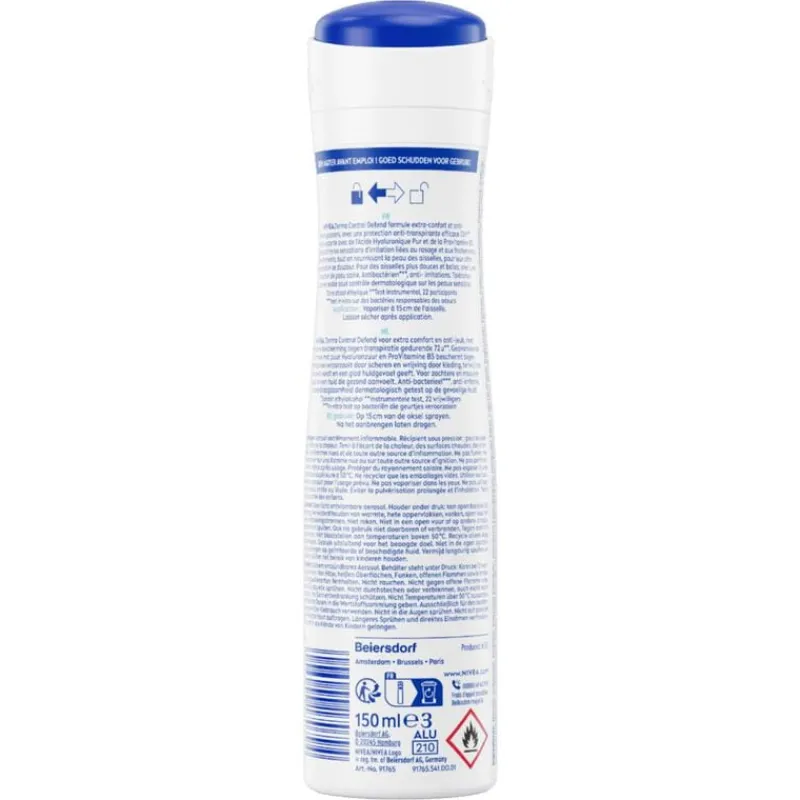 Discount NIVEA Derma Control Defend Deodorant Spray 150 ML
