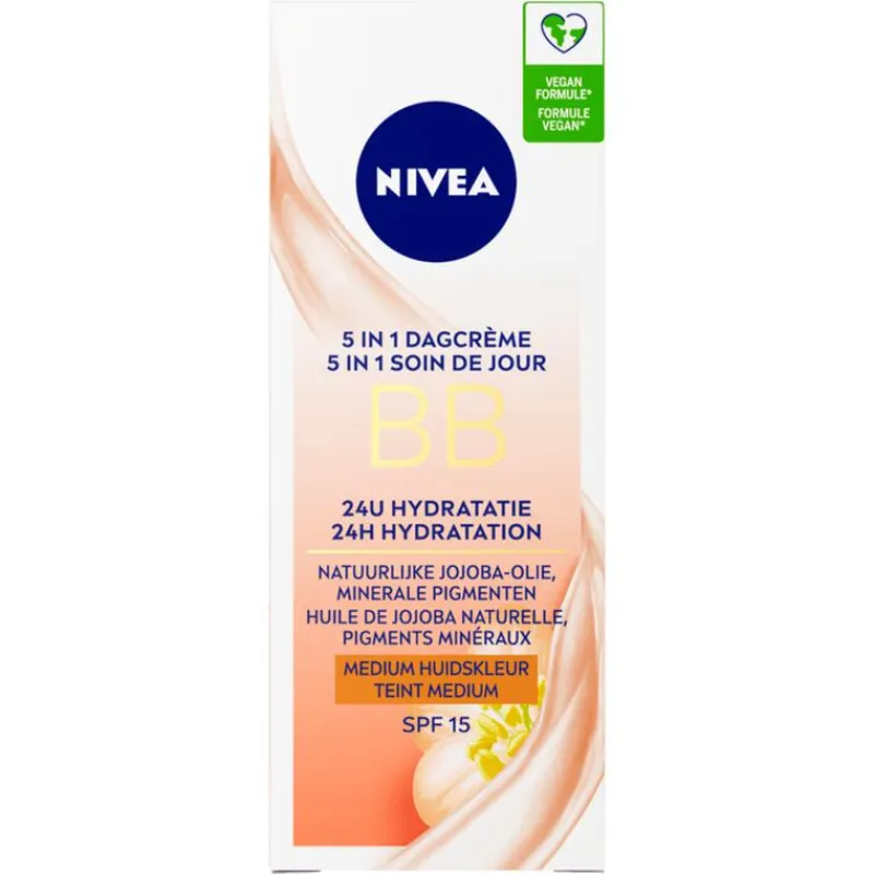 Clearance NIVEA Essentials BB Cream Medium SPF10 50 ML