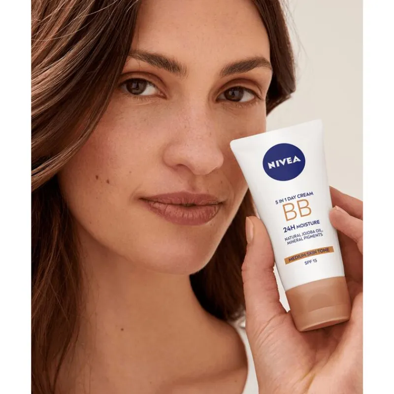 Clearance NIVEA Essentials BB Cream Medium SPF10 50 ML