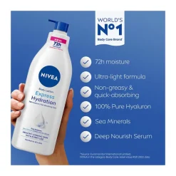 Sale NIVEA Express Hydraterende Body Lotion Pomp 400 ML