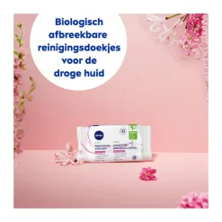 Clearance NIVEA 3-in-1 Reinigingsdoekjes Droge Huid 25 stuks