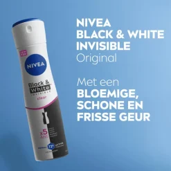 Sale NIVEA Invisible Black & White Original Deodorant Spray 150 ML