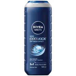 Hot NIVEA MEN Cool Kick 3-in-1 Douchegel 500 ML