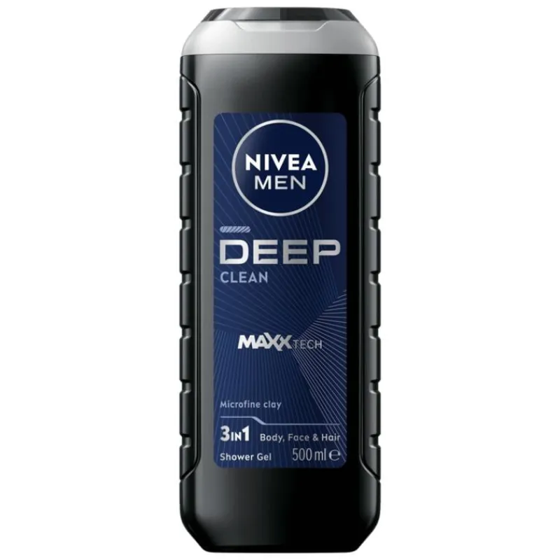 Best NIVEA MEN Deep Clean 3-in-1 Douchegel 500 ML