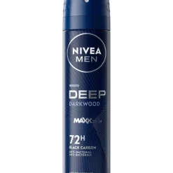 Clearance NIVEA MEN Deep Darkwood Deodorant Spray 150 ML