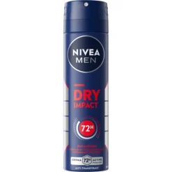Discount NIVEA MEN Dry Impact Deodorant Spray 150 ML