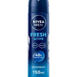 Discount NIVEA MEN Fresh Active Deodorant Spray 150 ML