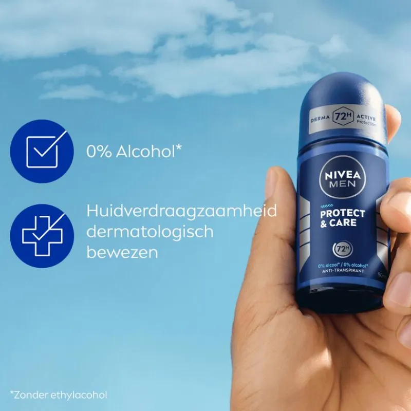 New NIVEA MEN Protect & Care Deodorant Roller 50 ML