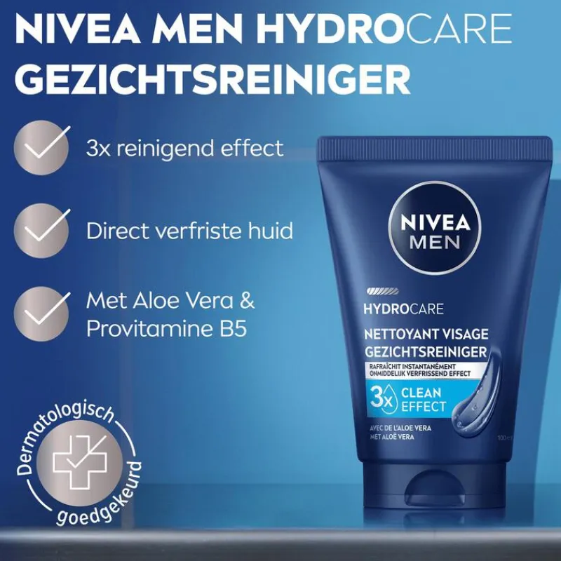 Sale NIVEA MEN Protect & Care Verfrissende reinigingsgel 100 ML