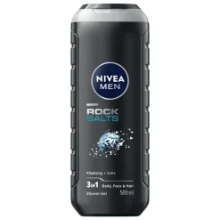 Clearance NIVEA MEN Rock Salts 3-in-1 Douchegel 500 ML