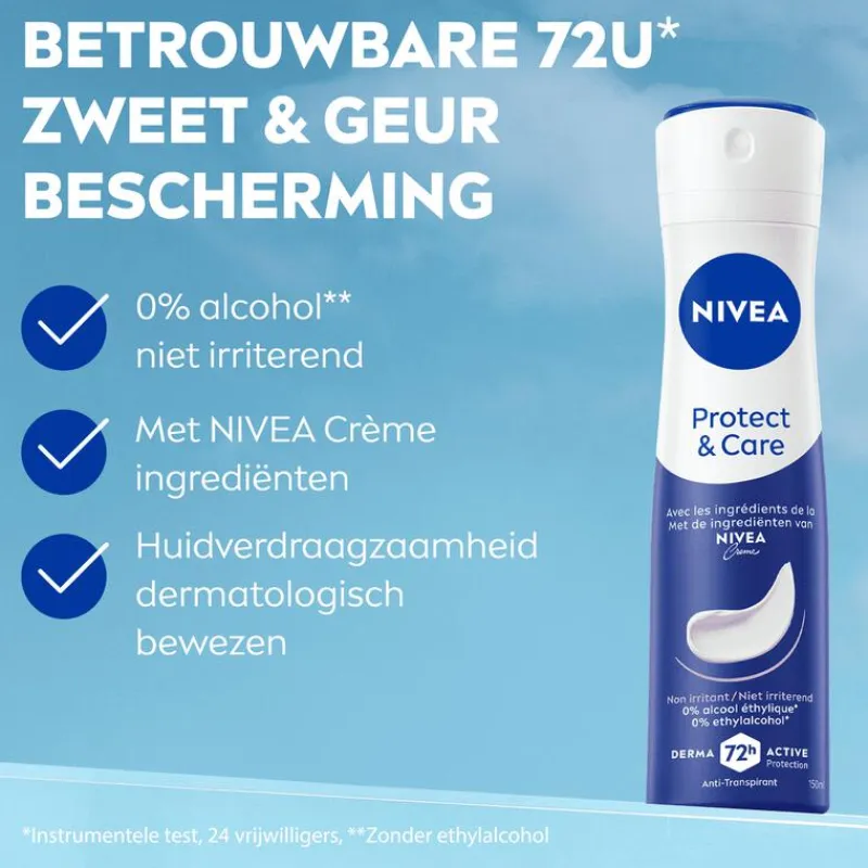 Outlet NIVEA Protect & Care Deodorant Spray 150 ML