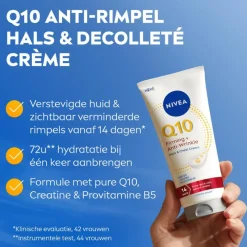 Clearance NIVEA Q10 Anti-rimpel Hals & Decolleté Crème 200 ML