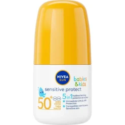 Hot NIVEA SUN Babies & Kids Protect & Sensitive Roll-on Zonnebrand SPF 50+ 50 ML
