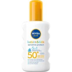 Best NIVEA SUN Kids Zonnebrand Protect & Sensitive Zonnespray SPF50+ 200 ML