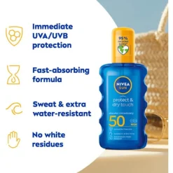 Discount NIVEA SUN Protect & Dry Touch Transparante Zonnespray SPF 50 200 ML