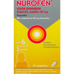 Best Nurofen Zetpil Kind 60mg 10 stuks