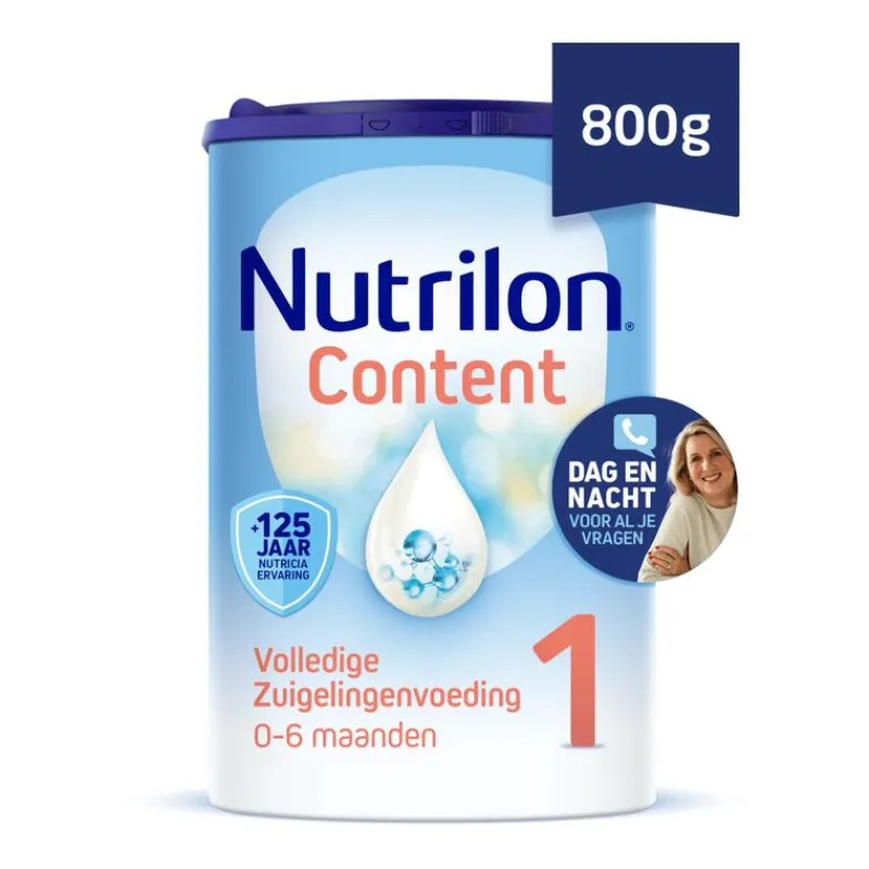 Discount Nutrilon Content 1 Volledige Zuigelingenvoeding Baby 0-6 Maanden 800 gram
