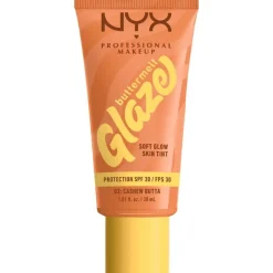 Clearance NYX Professional Makeup Buttermelt Glaze Skin Tint SPF 30 3 Cashew Butta