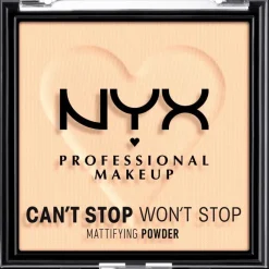 New NYX Professional Makeup Can't Stop Won't Stop Mattifying Powder Fair CSWSM01 Fair