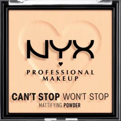 Outlet NYX Professional Makeup Can't Stop Won't Stop Mattifying Powder Light CSWSM02 Light