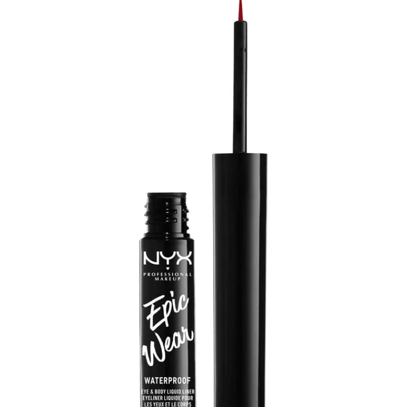 Clearance NYX Professional Makeup Epic Wear Liquid Waterproof Eyeliner EWSPLL0726 Red