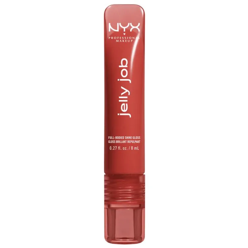 Clearance NYX Professional Makeup Jelly Job Lipgloss 06 Jelly Filled Rood