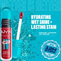 NYX Professional Makeup Lip IV Hydraterende Lipgloss Bubblegum Burst 7 Bubblegum Burst