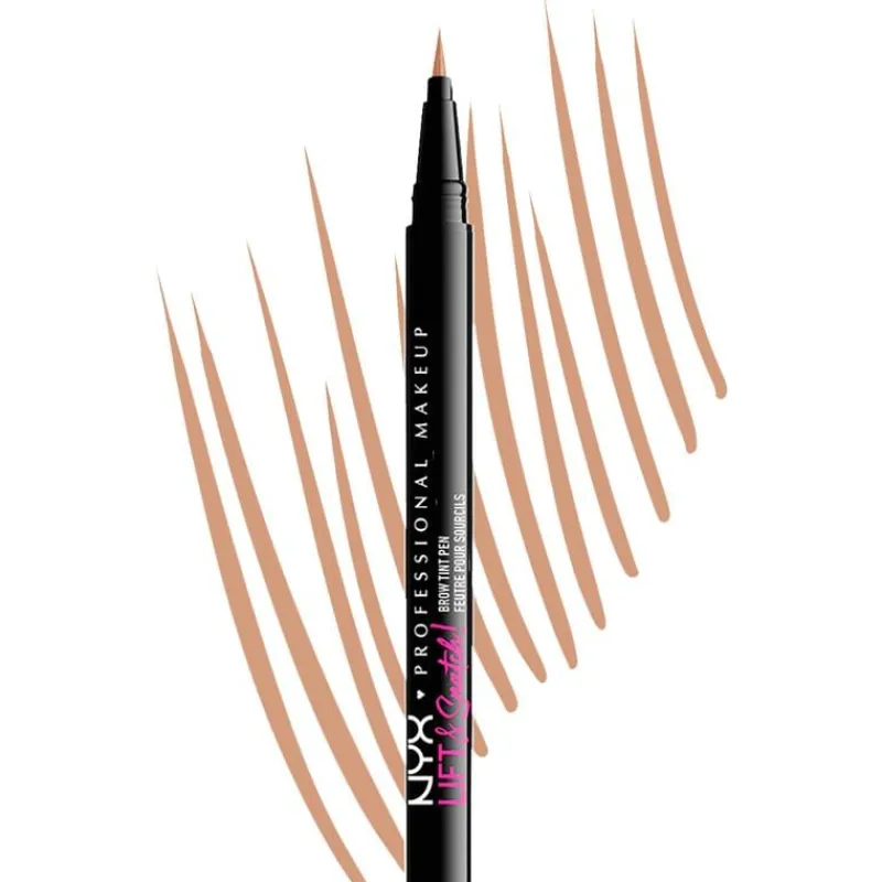 NYX Professional Makeup Lift & Snatch! Wenkbrauw Pen Taupe 1 ML LAS03 Taupe