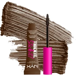 Online NYX Professional Makeup Thick It. Stick It! Wenkbrauwmascara 6 Brunette TISI06Brunette