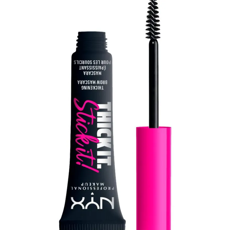 Discount NYX Professional Makeup Thick It. Stick It! Wenkbrauwmascara 8 Black TISI08 Black