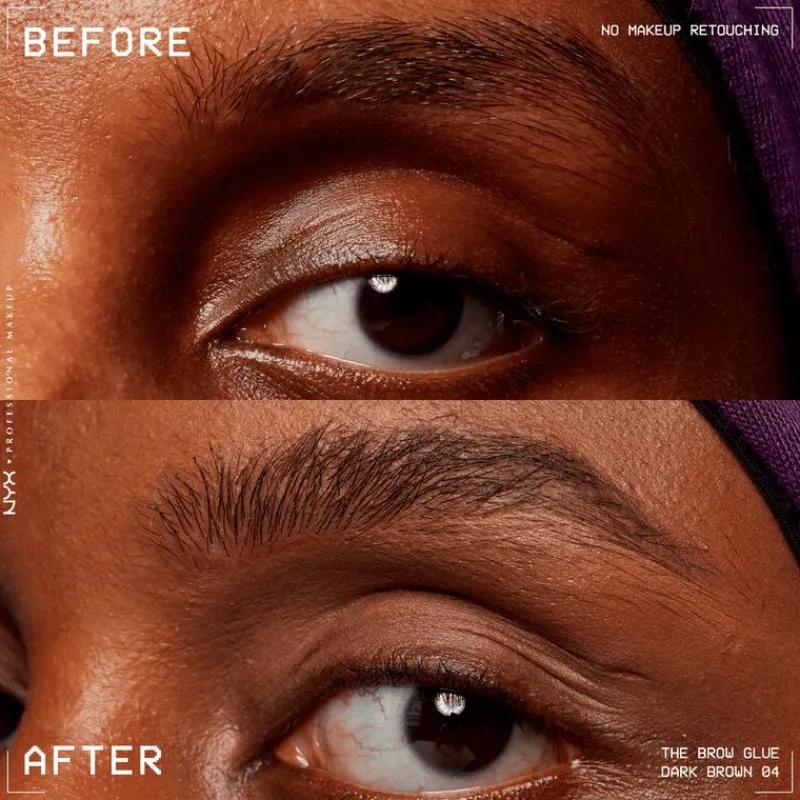 Outlet NYX Professional Makeup The Brow Glue Stick Wenkbrauwgel Bruin Medium Brown