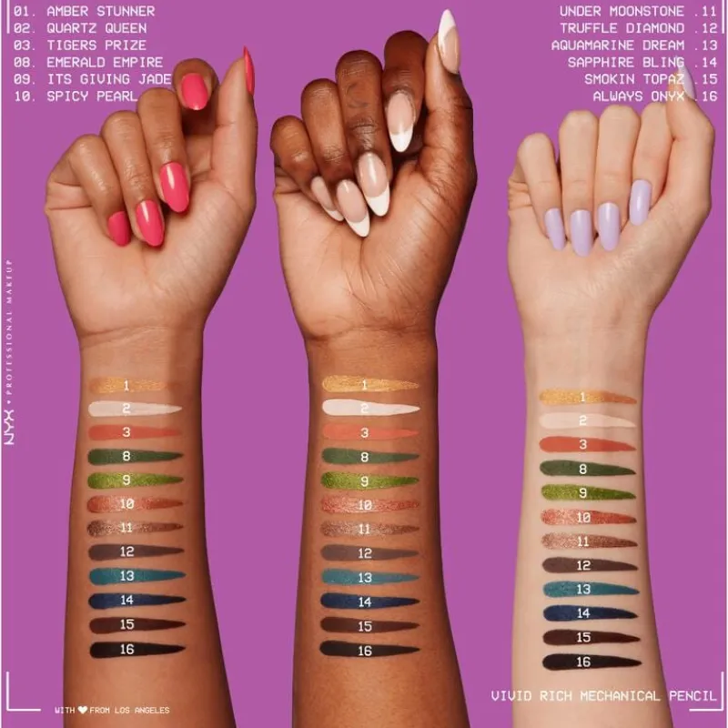 Online NYX Professional Makeup Vivid Rich Mechanical Pencil It's Giving Jade 9 It's Giving Jade