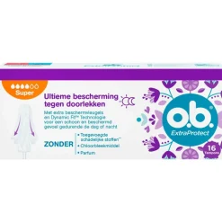 Online OB o.b. Extra Protect Tampons Super 16 stuks