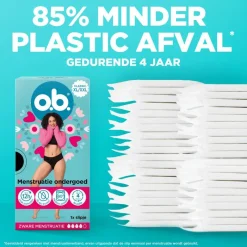 Discount OB o.b.® Herbruikbaar Menstruatie Ondergoed Zwart XL/XXL