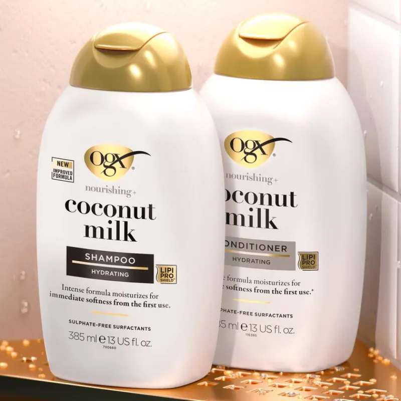 Best OGX Nourishing Coconut Milk Shampoo 385 ML