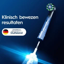 Outlet Oral-B Cross Action Opzetborstels Zwart - 4 Stuks