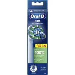 Discount Oral-B Cross Action Opzetborstels Wit - 4 Stuks