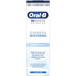 Online Oral-B 3D White Advanced Express Whitening Fresh Glow Tandpasta - 75ML