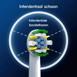 Outlet Oral-B Floss Action Opzetborstels Wit - 4 Stuks