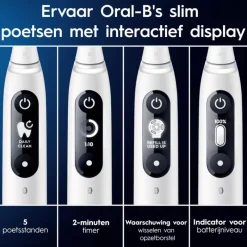 Oral-B iO 6 Wit & Roze 2 Elektrische Tandenborstels By Braun