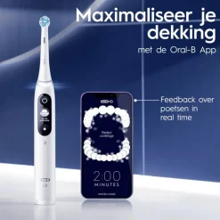 Oral-B iO 6 Wit & Roze 2 Elektrische Tandenborstels By Braun