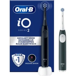 Oral-B iO 2 Zwart & Groen 2 Elektrische Tandenborstels