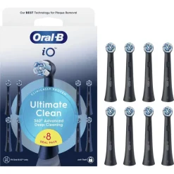 Hot Oral-B iO Ultimate Clean Opzetborstels Zwart - 8 Stuks 26