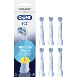 Clearance Oral-B iO Ultimate Clean Opzetborstels Wit 6 Stuks 24