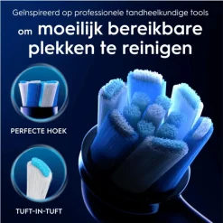 Outlet Oral-B iO Ultimate Clean Opzetborstels Zwart 2 Stuks 26