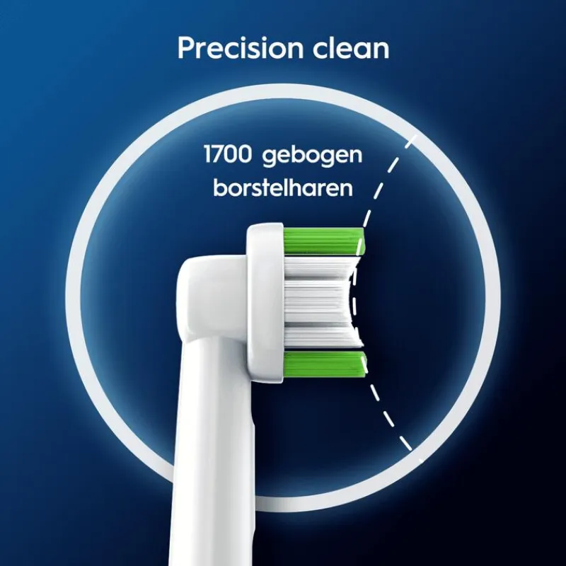 Outlet Oral-B Precision Clean Opzetborstels Wit - 4 Stuks